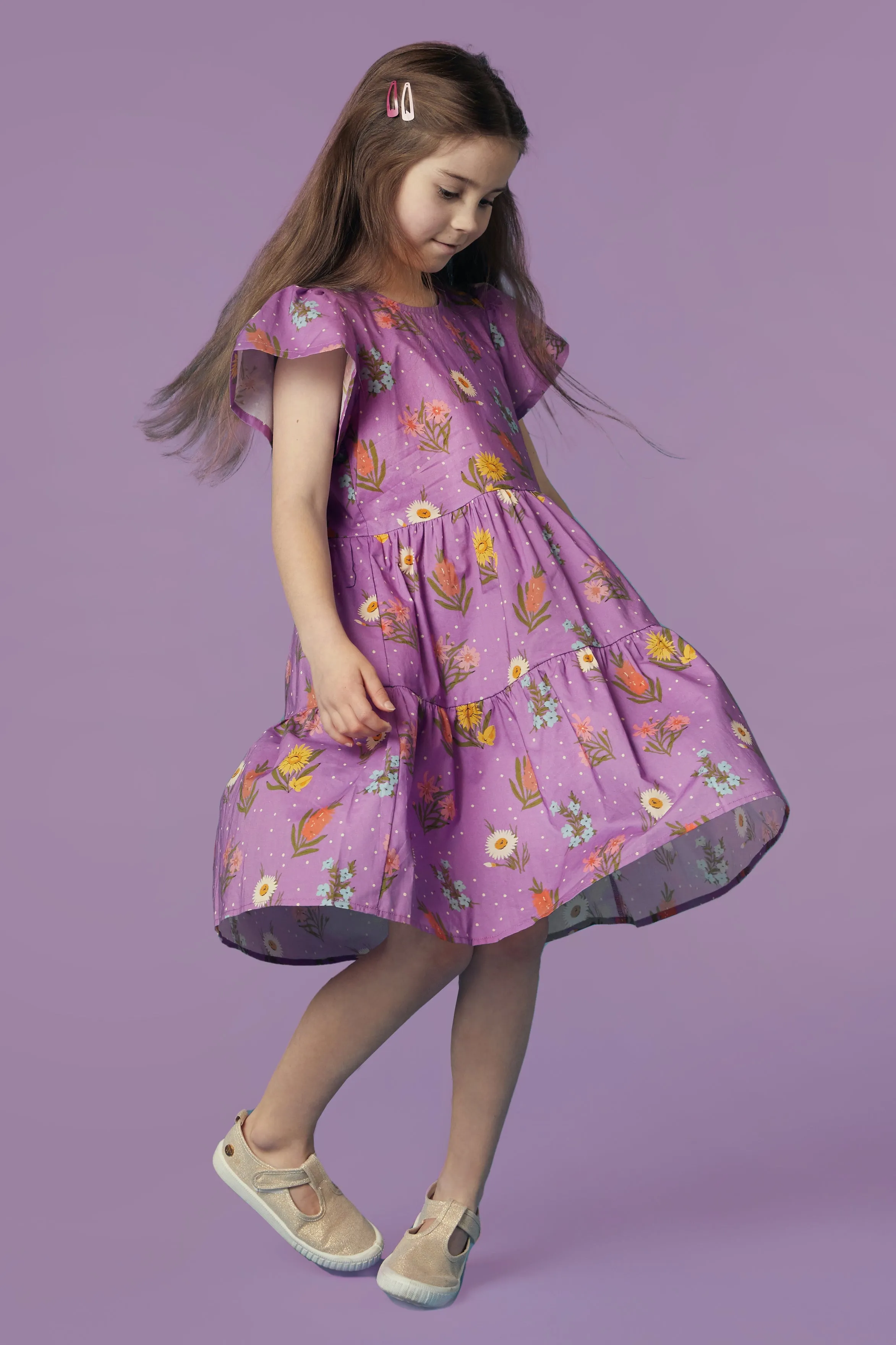 Mia Floral Kids Dress