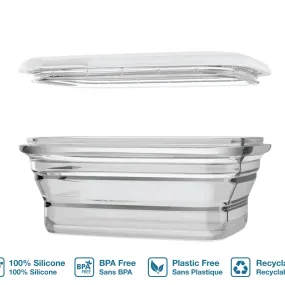 Minimal Clear Collapsible 1160ml Container