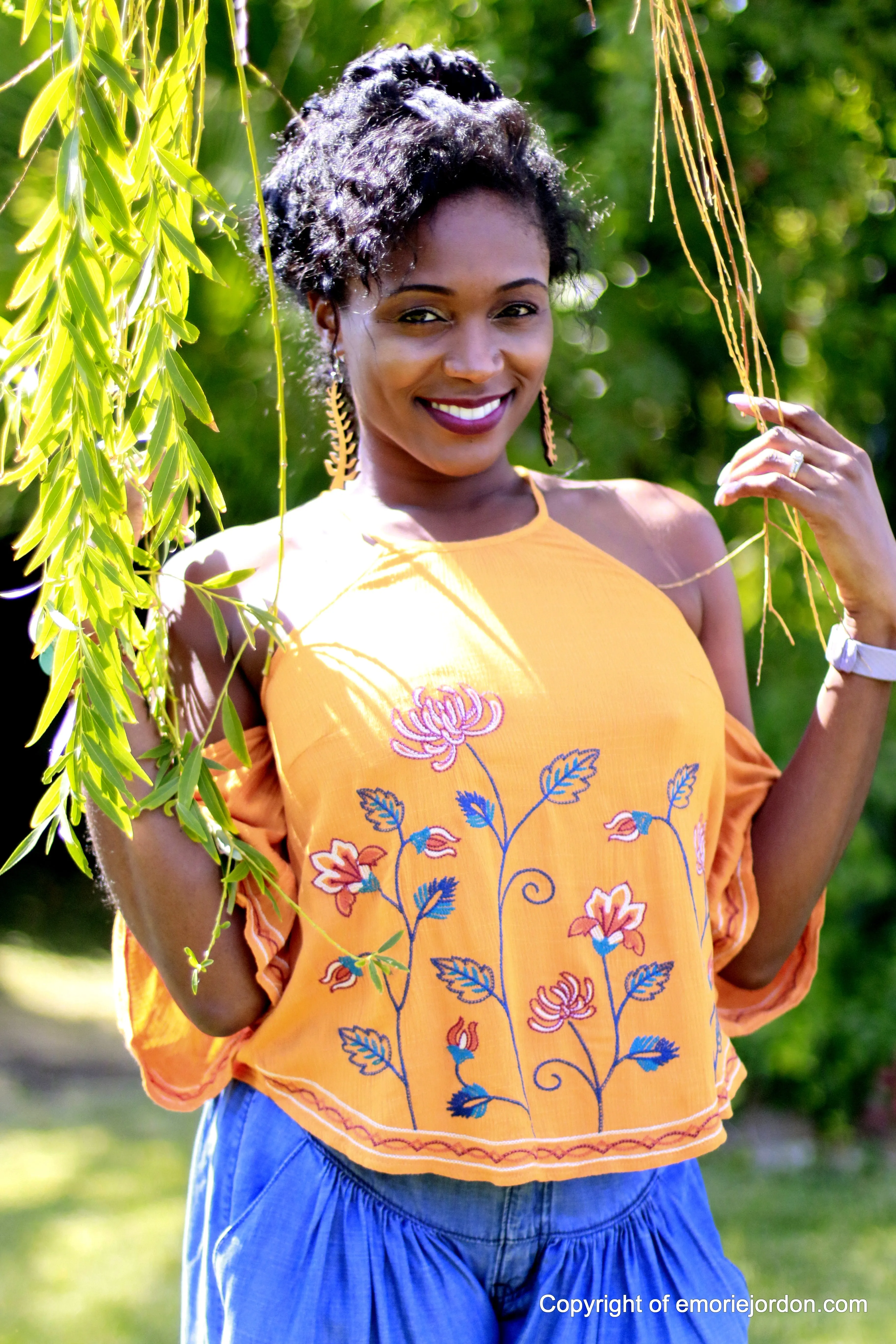 Misty Floral Top