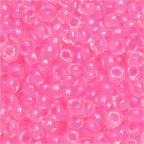 Miyuki Round Seed Beads, 8/0, #94299 Luminous Cotton Candy (22 Gram Tube)