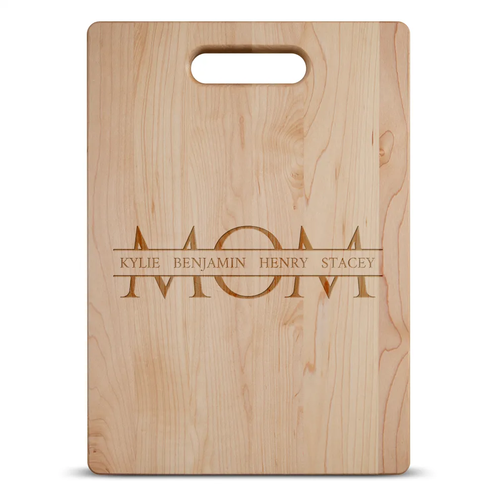 Mom Personalized Maple Cutting Board