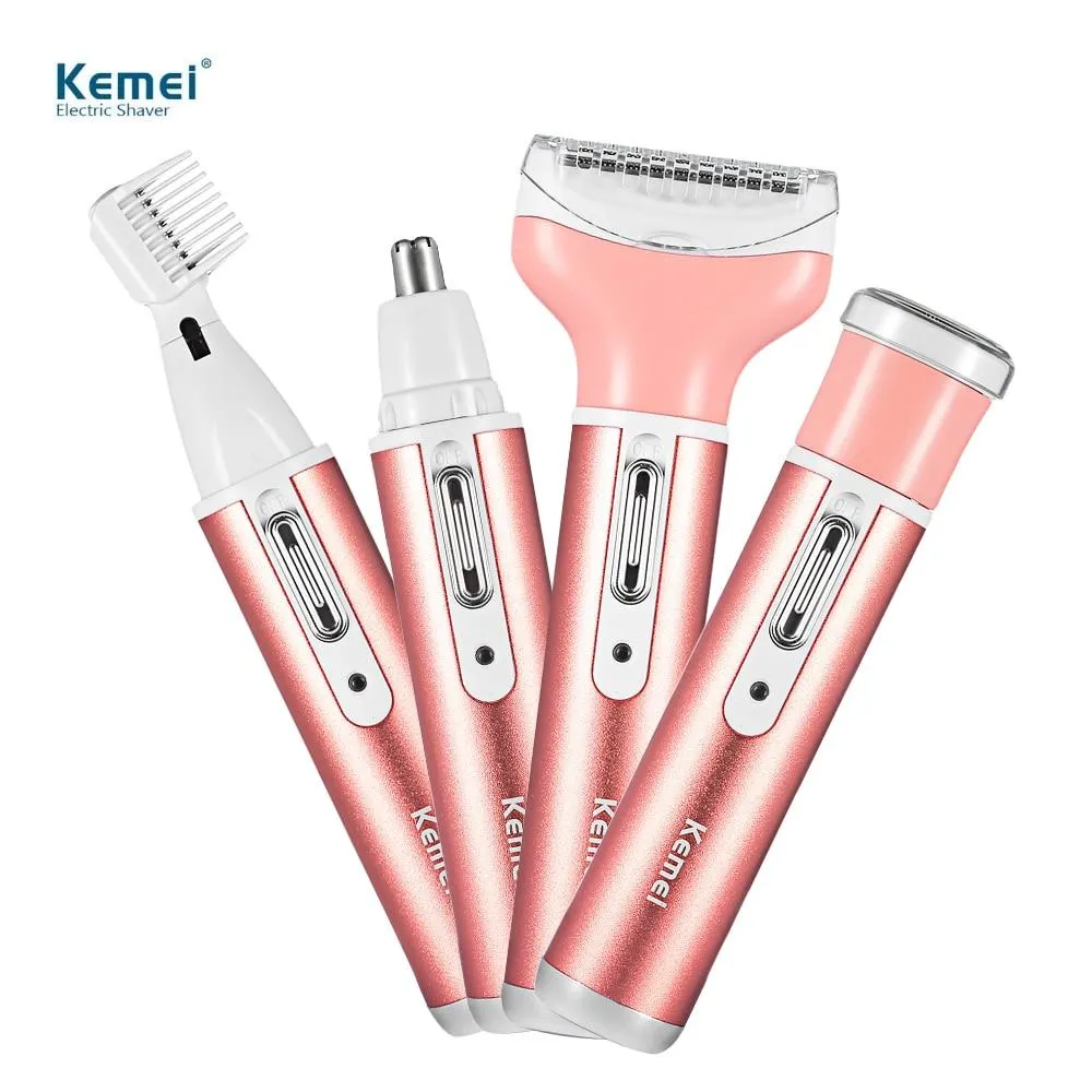 new Stylish 4 In 1 Women Depilatory Electric Trimmer