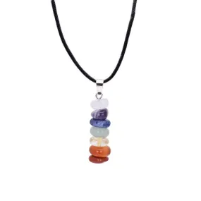 New Stylish Chakra Birthstone Crystal Pendants Necklaces