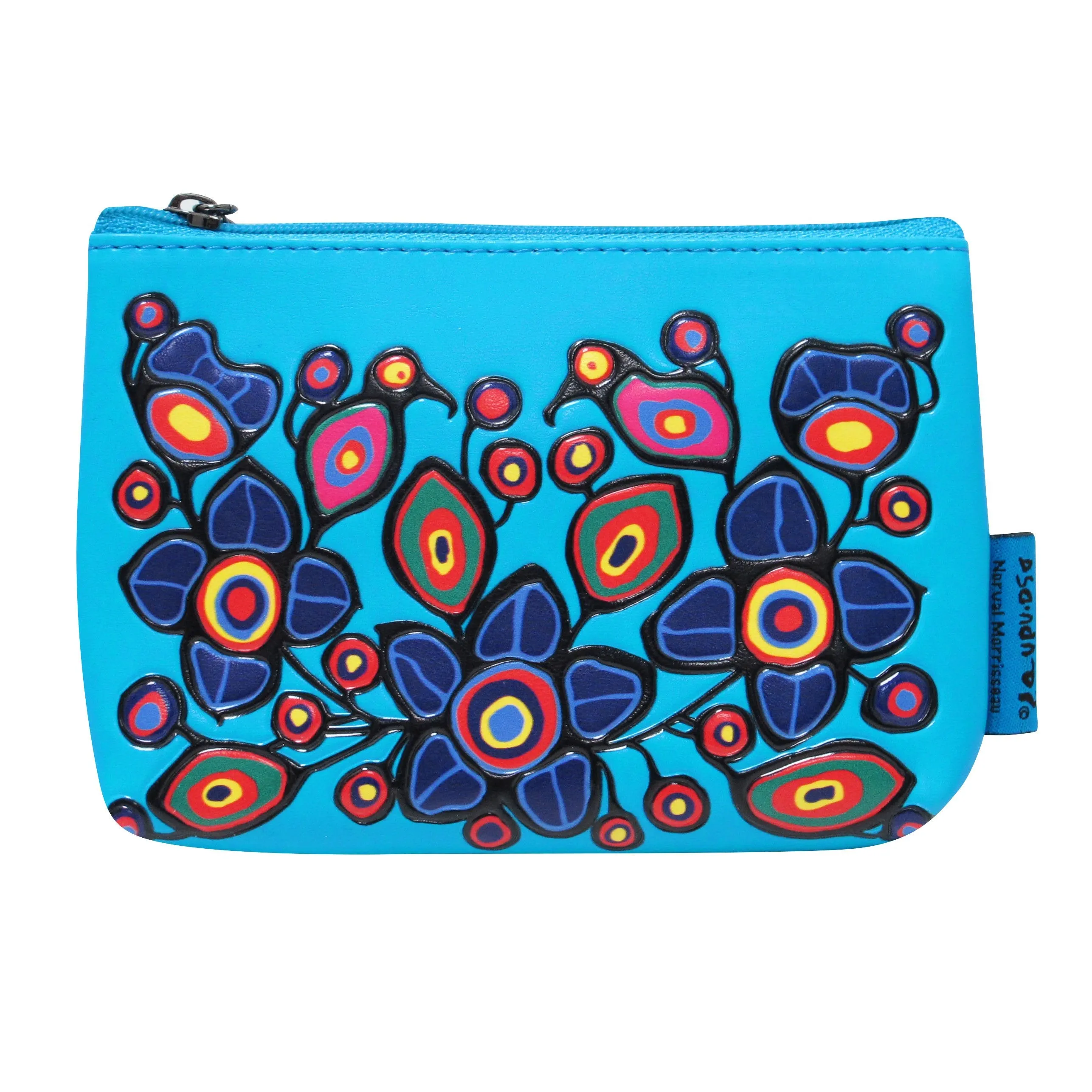 Norval Morrisseau Flowers and Birds Coin Purse