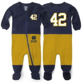 Notre Dame Infant Football PJ Footie