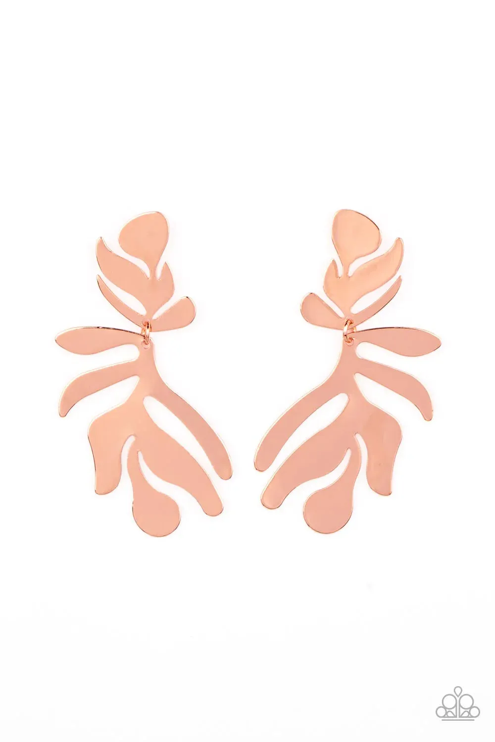 Palm Picnic Copper ~ Paparazzi Earring