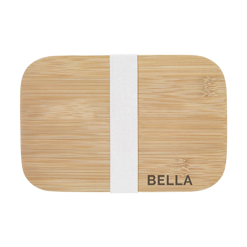 Personalised Large Bamboo Lunch Box