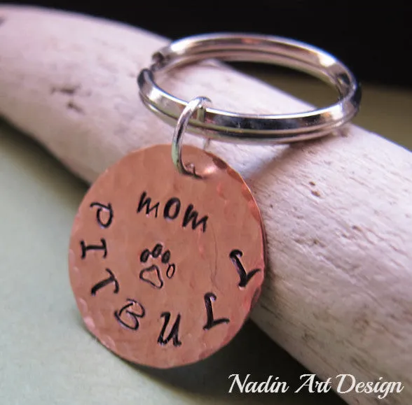 Personalized Dog ID Tag Keychain