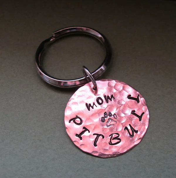 Personalized Dog ID Tag Keychain