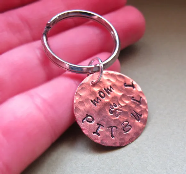 Personalized Dog ID Tag Keychain