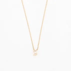 Personalized Initial Diamond Necklace