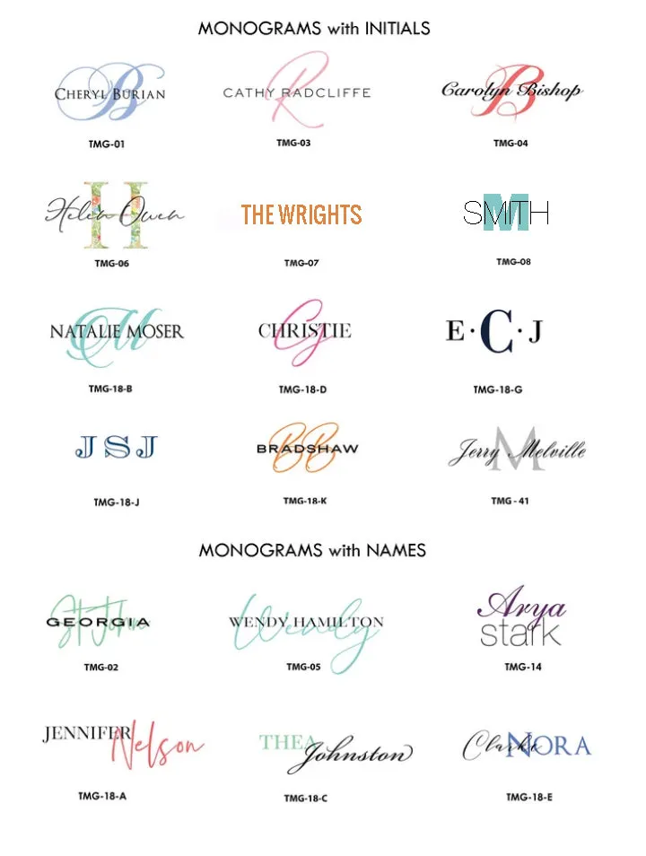 Personalized Monogram Stationery