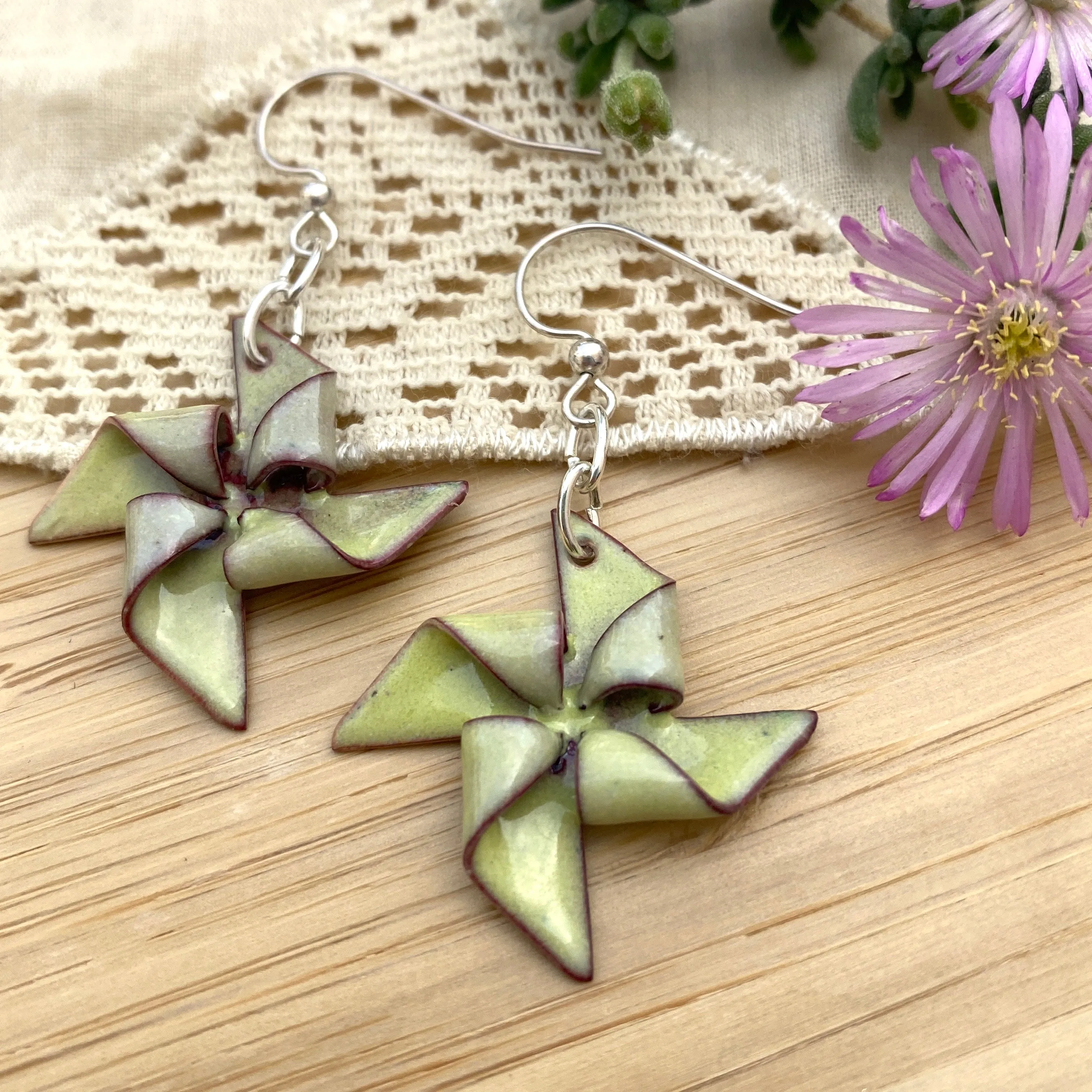 Pinwheel Earrings