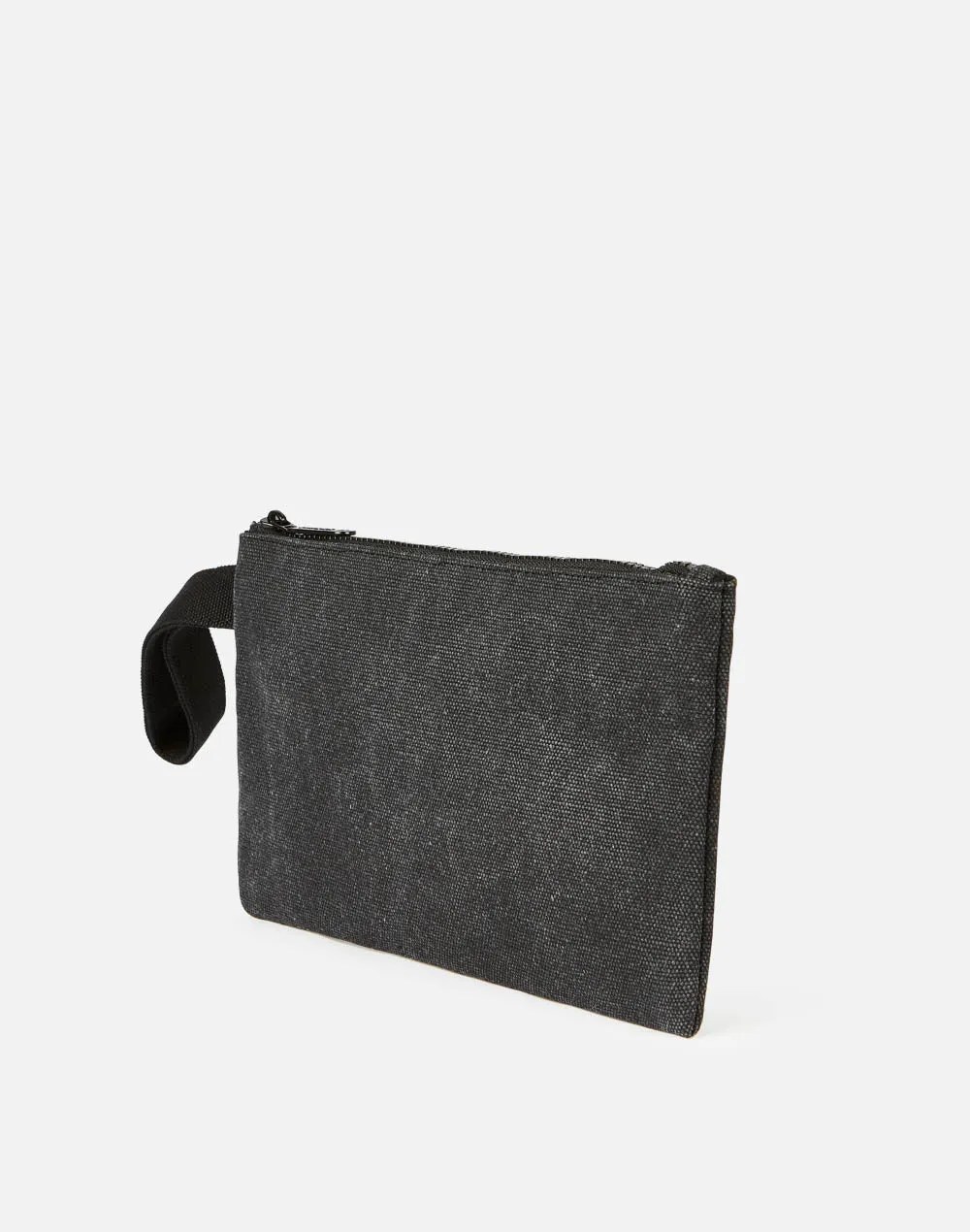 POCHETTE IN COTONE CANVAS STONE WASHED