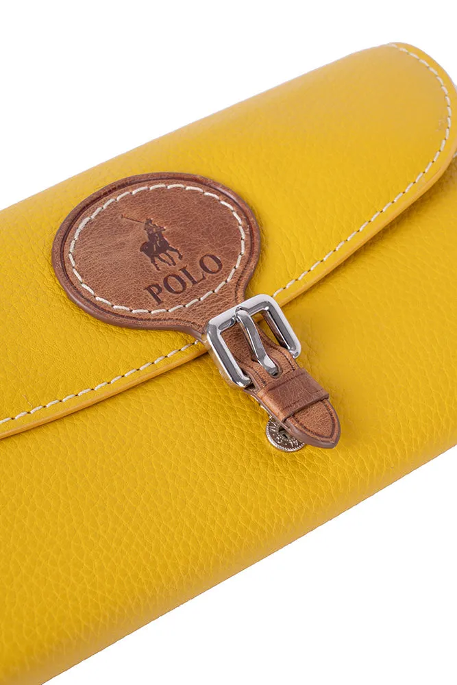 Polo Benton Clutch Purse  Mustard