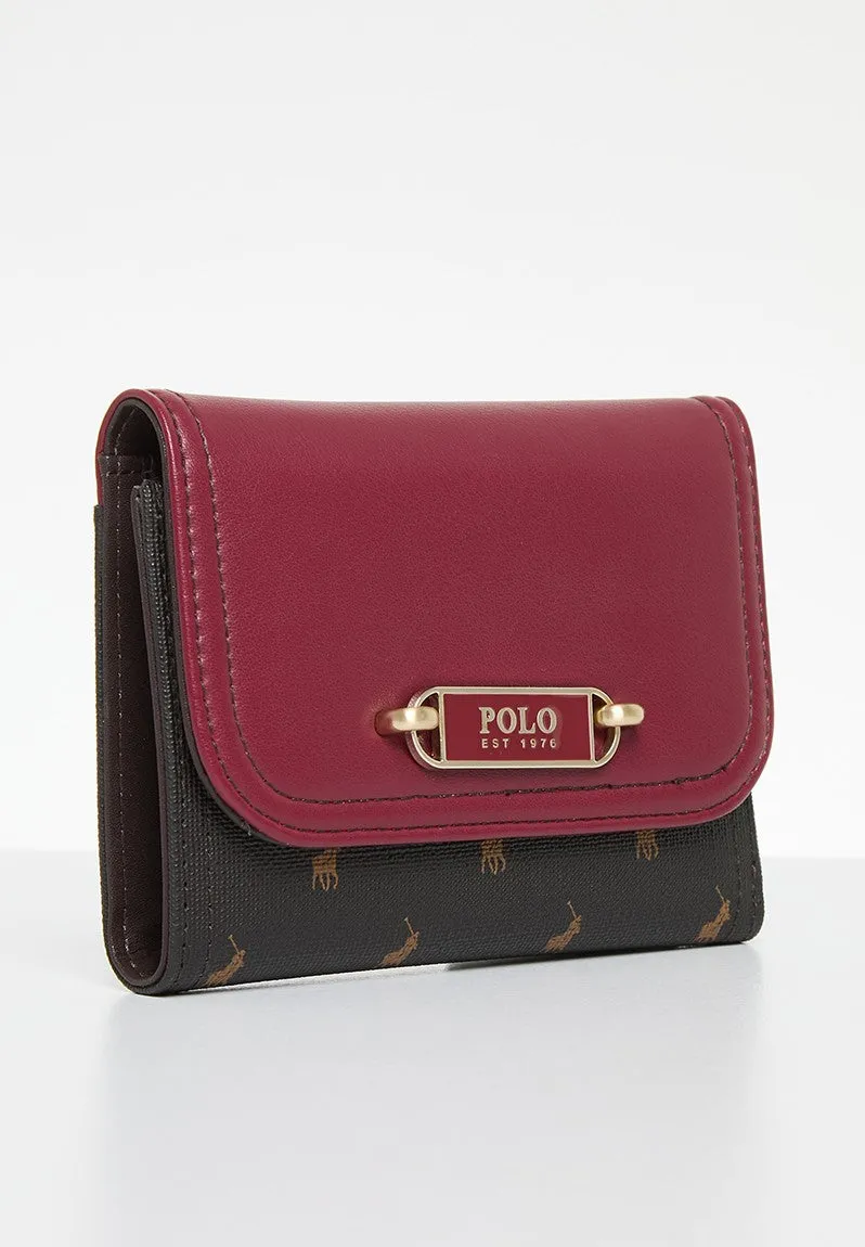 Polo Portland Smalls Compact Trifold Purse  Red