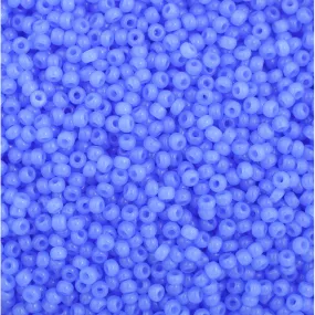 Preciosa Czech Glass, 11/0 Round Seed Bead, Opaque Oily Blue (1 Tube)