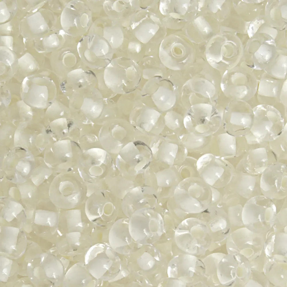 Preciosa Czech Glass, 2/0 Round Pony Seed Bead, Luminescent Glow in the Dark (1 Tube)