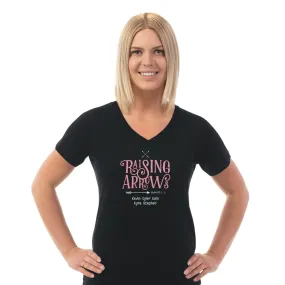 Raising Arrows Personalized Ladies V Neck Tee