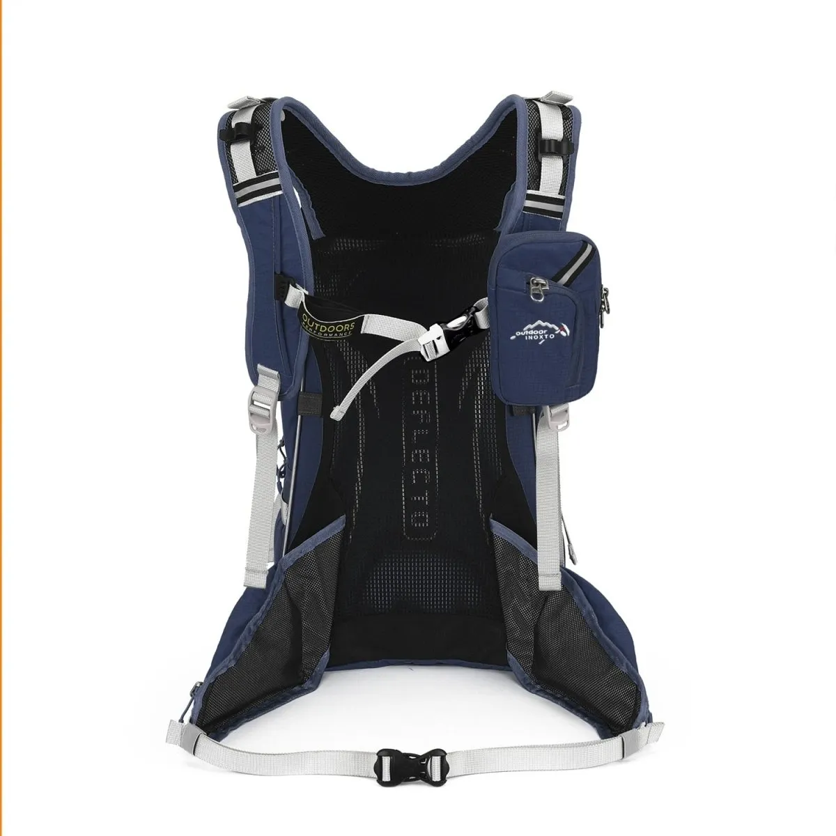 Sac à dos de randonnée / cycliste imperméable avec poche pectoral 830g OUTDOOR INOXTO - Deflecto 20L