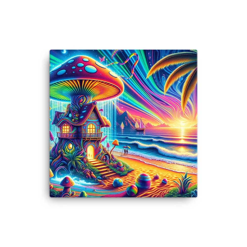 Shroom Beach Canvas