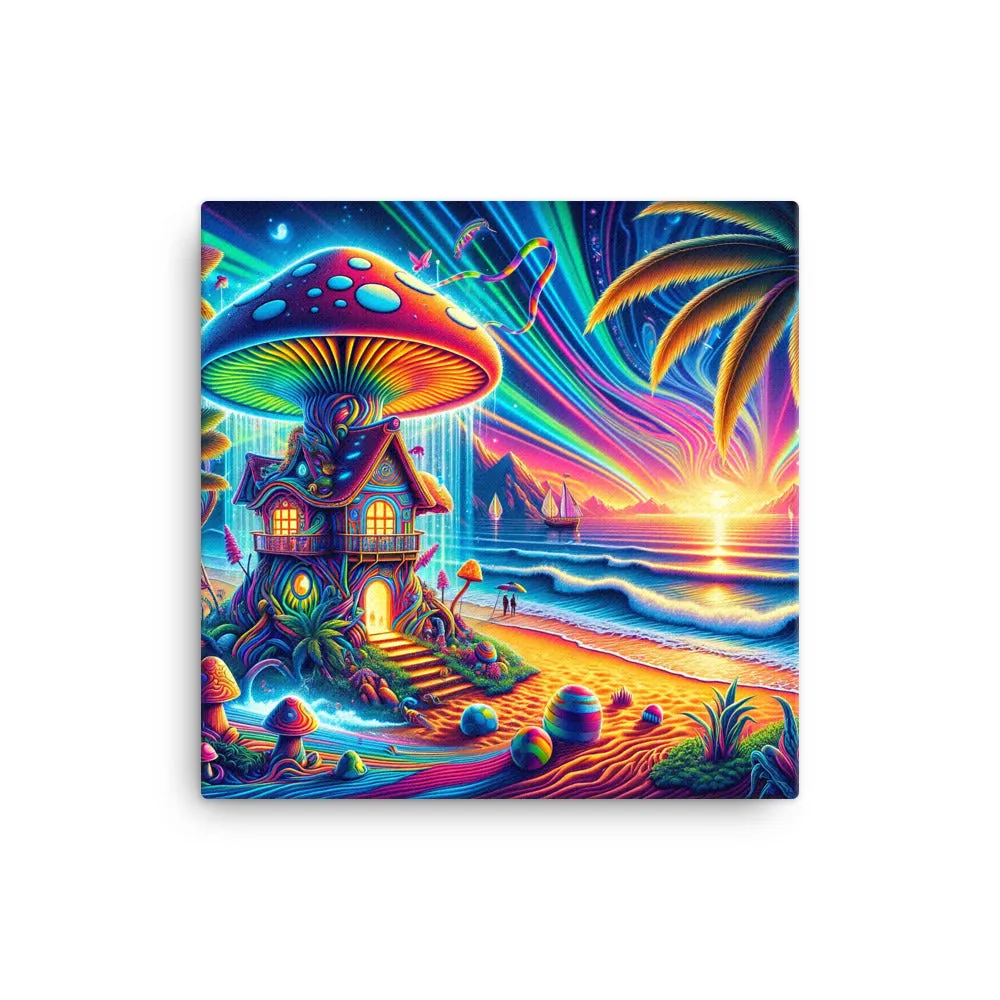 Shroom Beach Canvas