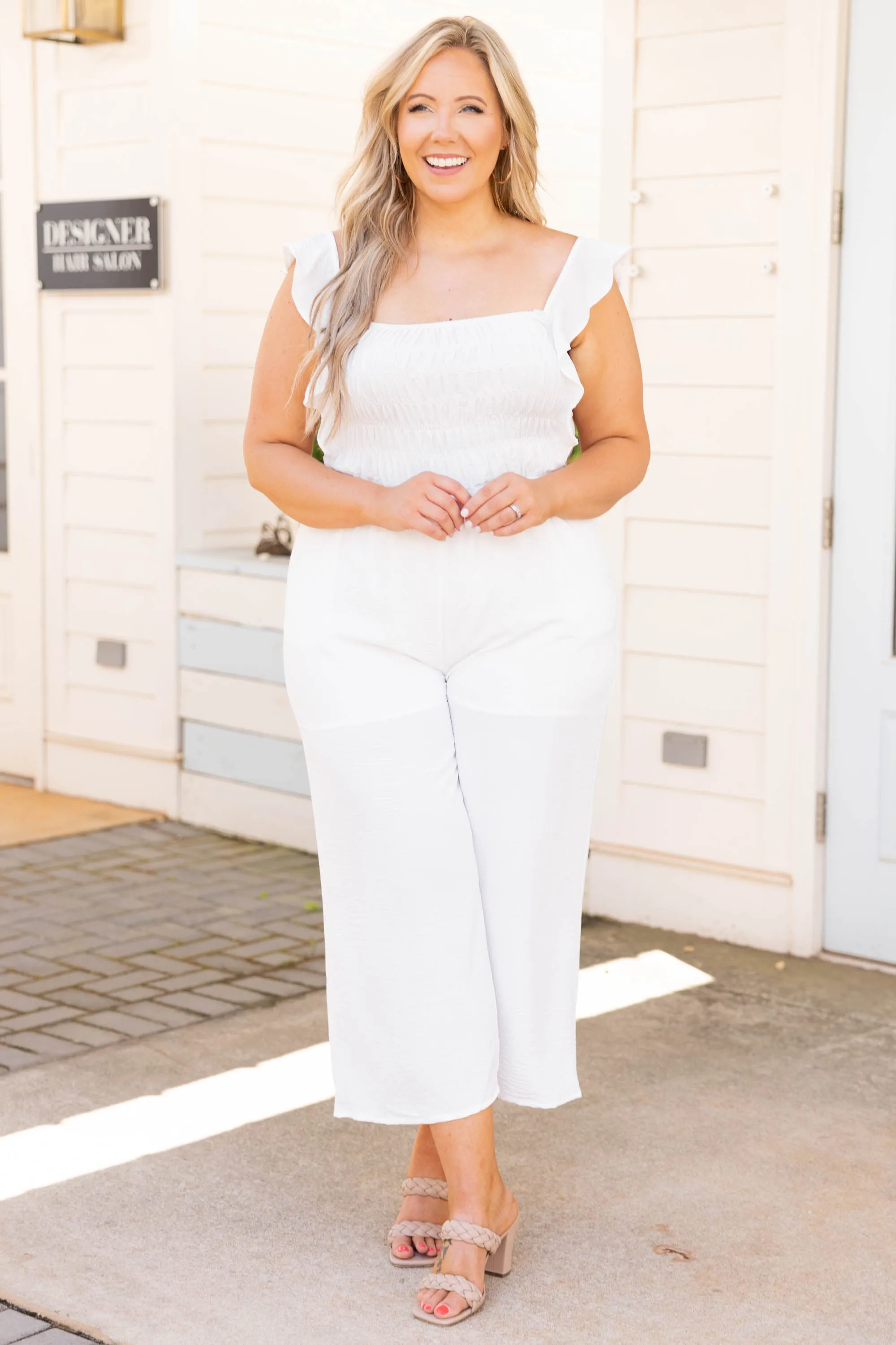 Stylish Princess Jumpsuit, Off White