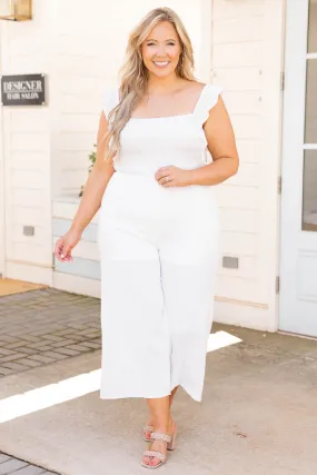 Stylish Princess Jumpsuit, Off White