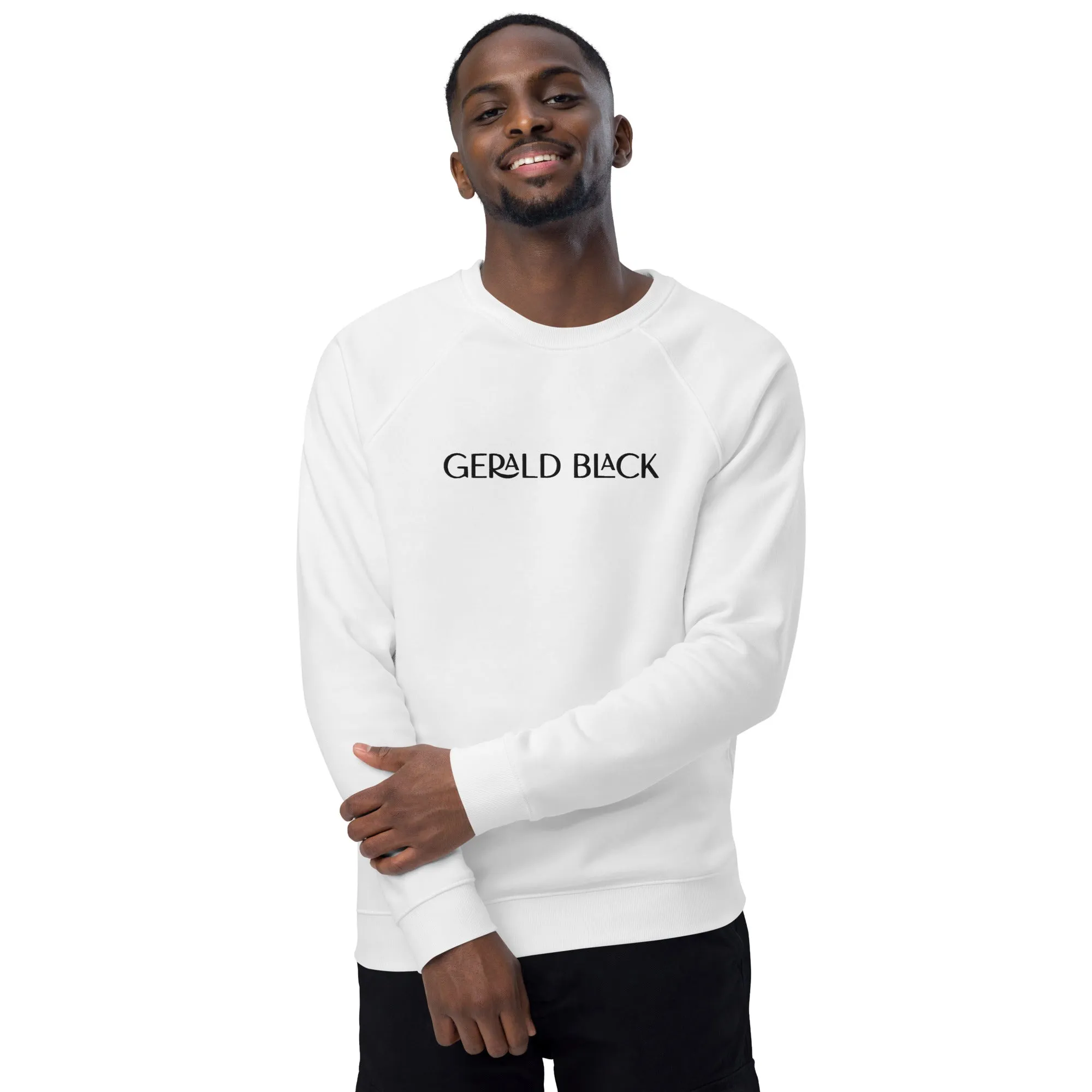 Stylish Unisex Official Gerald Black Organic Raglan Full Sleeves Sweatshirt