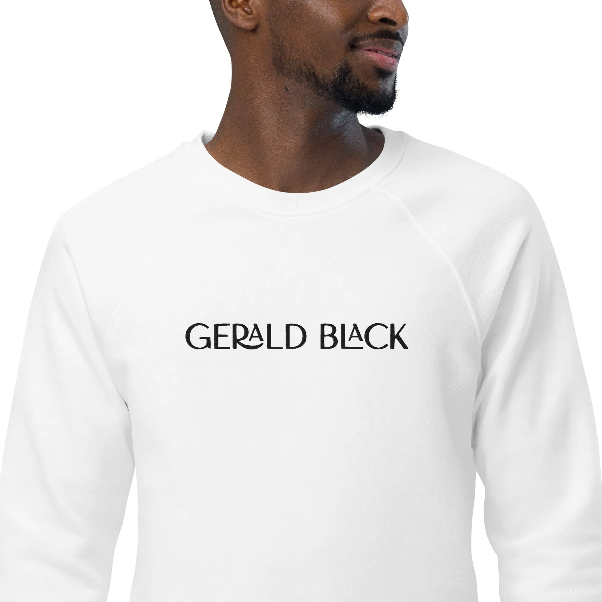 Stylish Unisex Official Gerald Black Organic Raglan Full Sleeves Sweatshirt