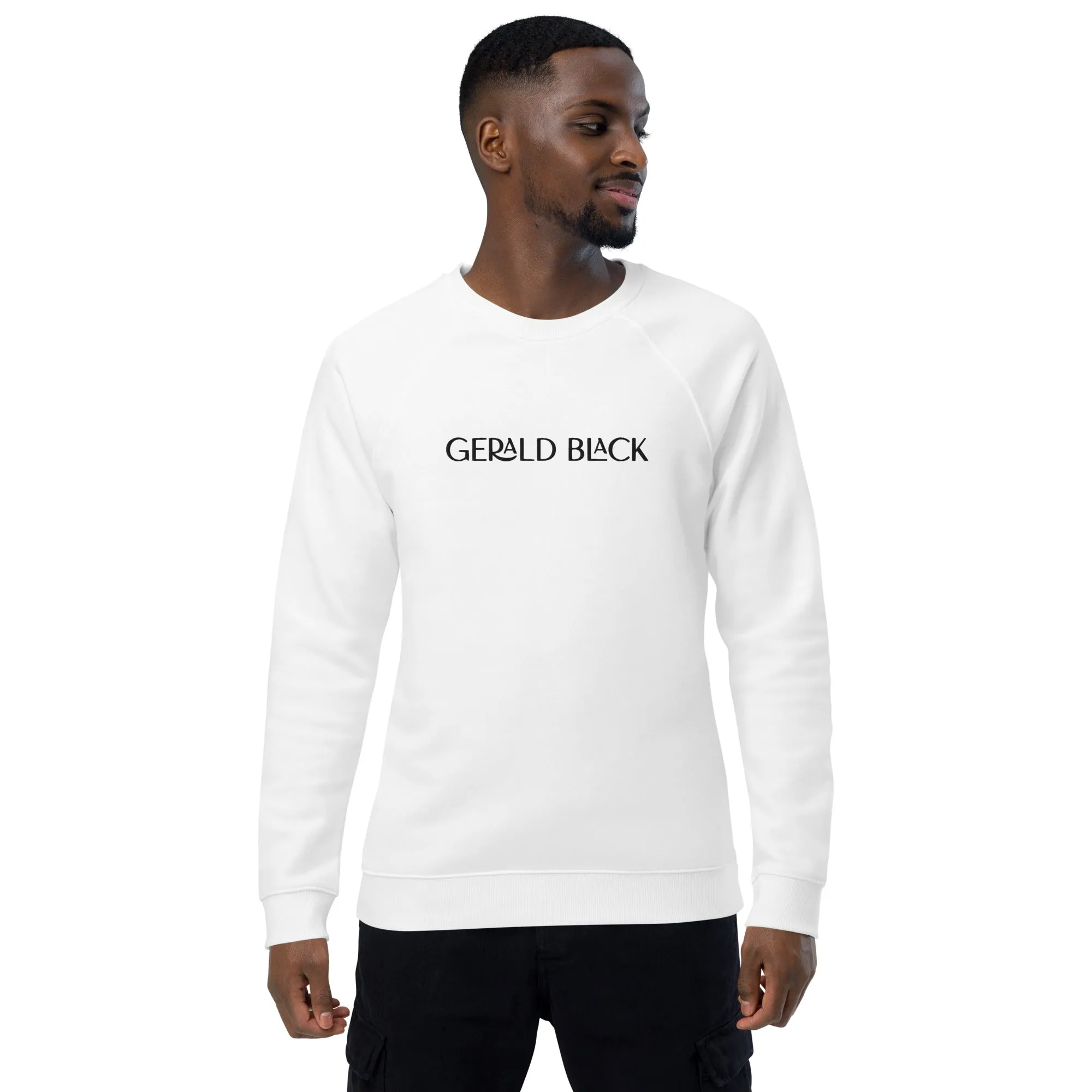 Stylish Unisex Official Gerald Black Organic Raglan Full Sleeves Sweatshirt