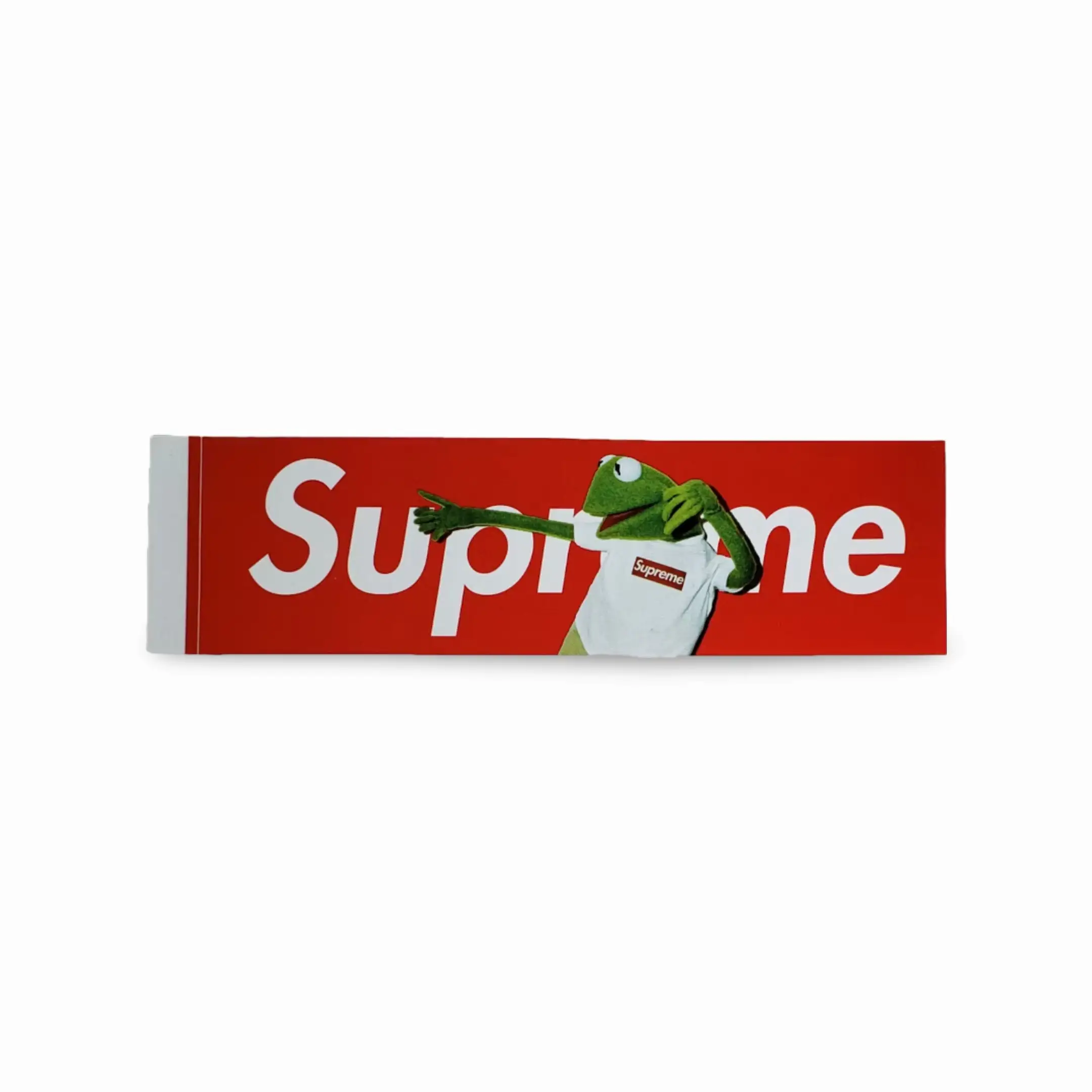 Supreme Sticker 'Box Logo Kermit The Frog' Red 2008