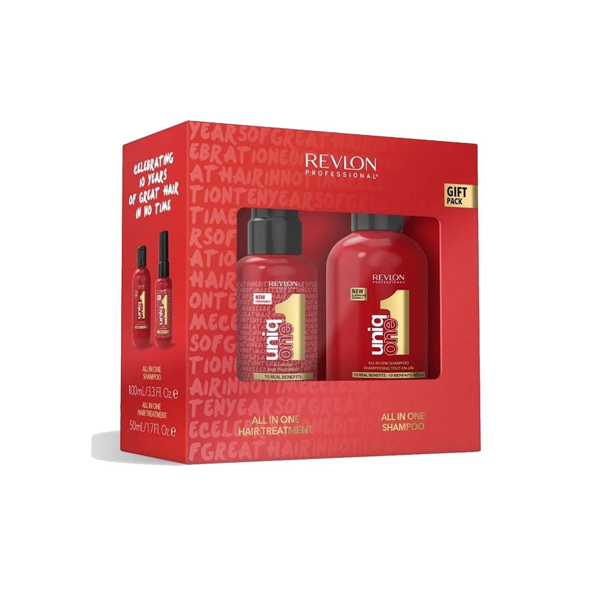 Uniq One Hair Treatment 50ml & Shampoo 100ml Travel Set