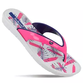 Walkaroo Womens Flip Flop  - WC4857 Grey Pink