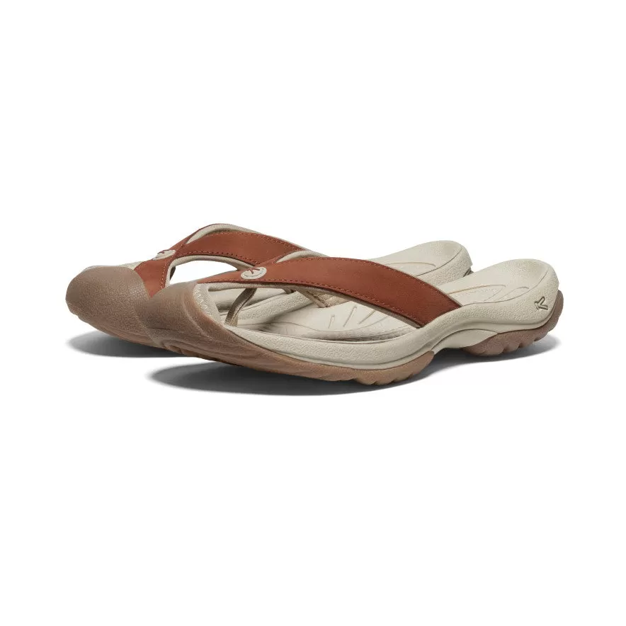 Women's Waimea Leather Flip-Flop  |  Sorrel Horse/Plaza Taupe