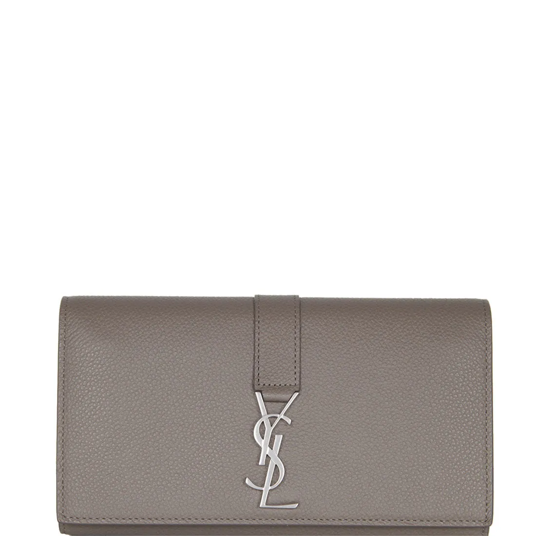 Y-Line Flap Wallet, Warm Taupe/Nickle