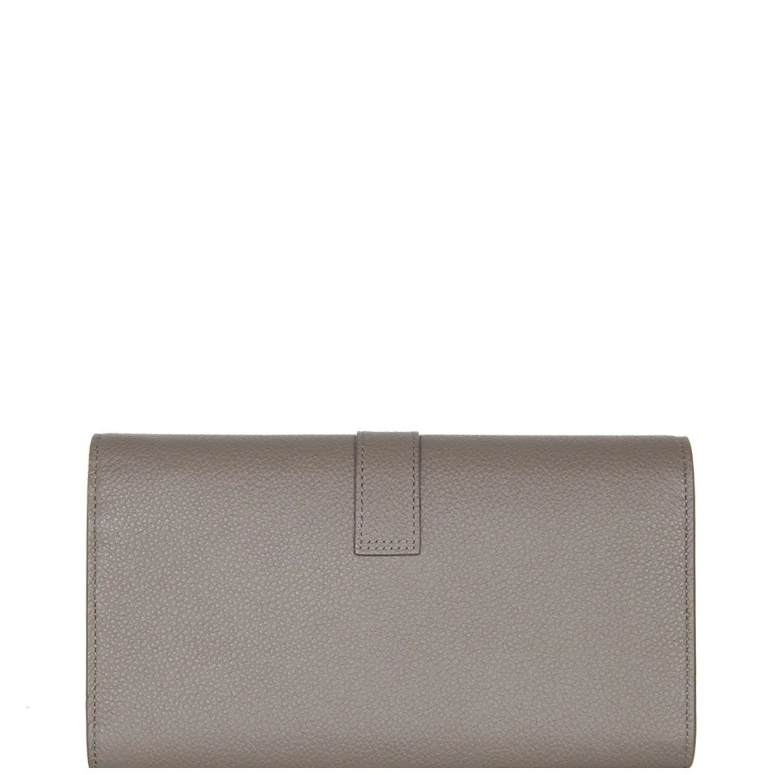 Y-Line Flap Wallet, Warm Taupe/Nickle